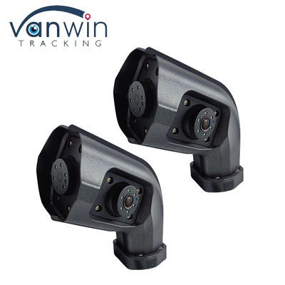 AHD double objectif imperméable à l'eau de la vision nocturne caméra latérale aveugle caméra de camion lourd Caméra grand angle 170 degrés caméra de vue arrière