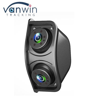 HD IR vision nocturne imperméable à l'eau 1080P double lentille vue latérale zone aveugle vue arrière miroir vue arrière caméra de secours pour bus