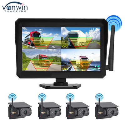 10.1 pouce 1080P moniteur de voiture sans fil Kit de caméra de vision nocturne Fonction de la caméra Split Monitor