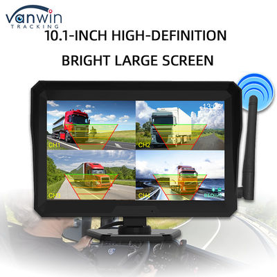 10.1 pouce 1080P moniteur de voiture sans fil Kit de caméra de vision nocturne Fonction de la caméra Split Monitor