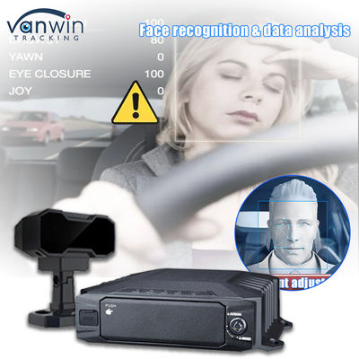 8CH 1080P HDD AI Systèmes de sécurité DVR mobiles avec 4G GPS WIFI ADAS DSM BSD