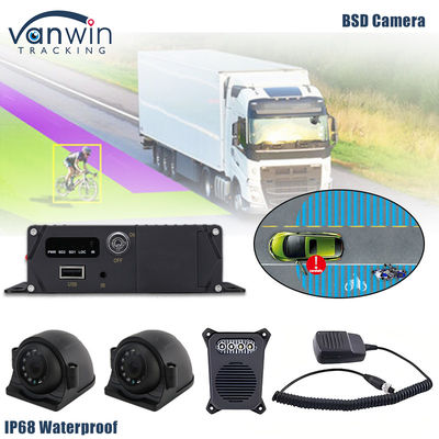 1080P AHD IP69K BSD AI Camera Système de détection du point mort d'aide avec alarme sonore et lumineuse