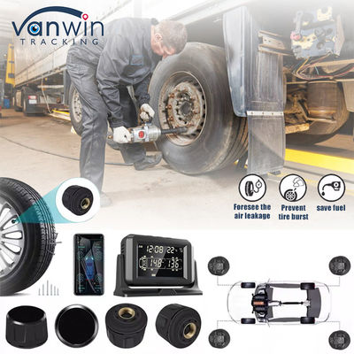 4G GPS mobile support 4 / 8 / 10 Surveillance en temps réel de la pression des pneus Système intelligent