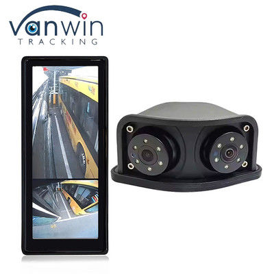 1080P double lentille vue latérale zone aveugle HD IR vision nocturne rétroviseur miroir rétroviseur caméra de secours