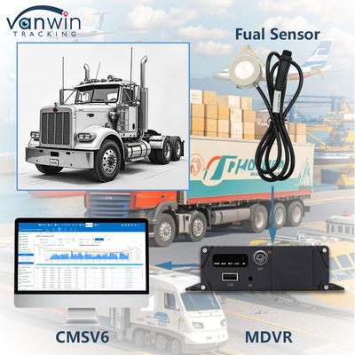 Surveillance de la sécurité Système de surveillance du carburant par DVR mobile Véhicule MDVR CCTV GPS 4G Pour camions