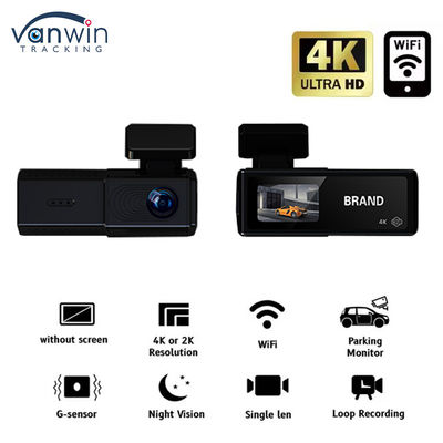 4K Mini Dashcam Full HD 1080P Car DVR IPS Dash Cam HD Vision nocturne Dash Cam Gadget voiture