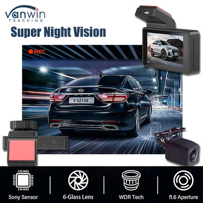 2K 1080P Dual Dash Cam WiFi APP Contrôle de la vision nocturne Moniteur de stationnement G-Sensor pour voiture
