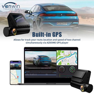 Caméra de bord à double objectif 4G avec GPS en direct 4K Front And Video Recorder caméra de bord de véhicule