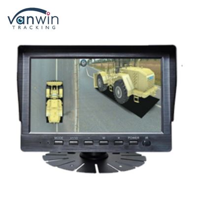 Système d'enregistrement 3D 360 degrés de la caméra de voiture pour le match du camion-bus AHD 7 / 9 / 10,1 pouces Moniteur
