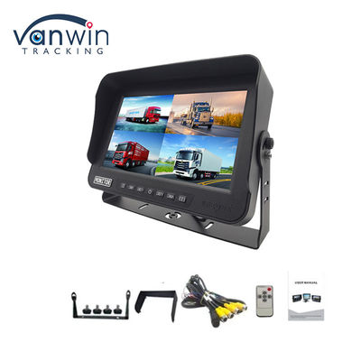 10.1 pouce AHD 1080P MDVR Moniteur 4 canaux Full HD étanche à l'eau Moniteur à écran partagé pour véhicule