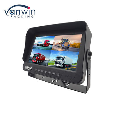 10.1 pouce AHD 1080P MDVR Moniteur 4 canaux Full HD étanche à l'eau Moniteur à écran partagé pour véhicule