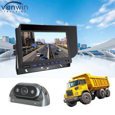Moniteur AHD 4 canaux 7 pouces Full HD1080P MDVR Moniteur de voiture à écran partagé pour véhicule