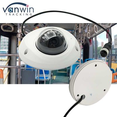 720P/960P/1280P Caméra 120 Grand angle HD Caméra à dôme blanc métallique Pour bus, camions
