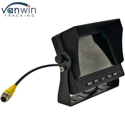 Moniteur arrière de voiture mini 5 pouces Affichage haute définition pour taxi Bus Truck RV
