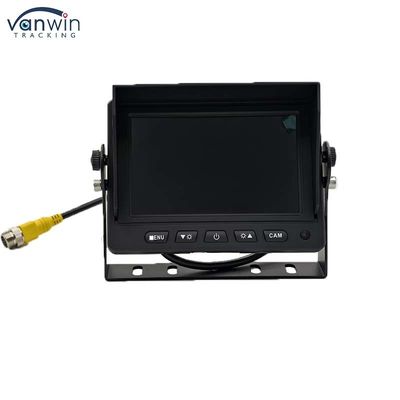 Moniteur TFT mini 5 pouces pour voiture 2 voies AHD 1080P 720P CVBS Entrées vidéo mixtes avec support en U