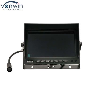 AHD 1080P MDVR Moniteur 7 pouces Moniteur à écran partagé Carte SD Caméra Vue arrière Kit de marche arrière pour RV Camper Truck Bus
