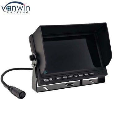 AHD 1080P MDVR Moniteur 7 pouces Moniteur à écran partagé Carte SD Caméra Vue arrière Kit de marche arrière pour RV Camper Truck Bus