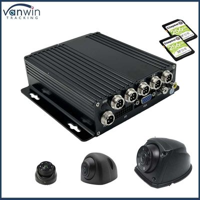 4CH 1080P Carte SD double DVR mobile 4G GPS1080P Fonction GPS du véhicule 12 mois de garantie