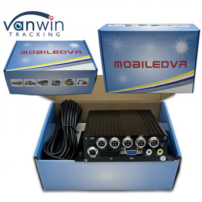 4G GPS MDVR 4 CH carte SD enregistreur vidéo double carte double en veille pour la surveillance de la sécurité du véhicule