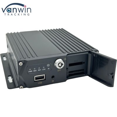 Facile à installer 4CH MDVR 4G WiFi GPS supporté de surveillance de la flotte de surveillance pour les camions de taxi Caméra de bus avec CMSV6 logiciel