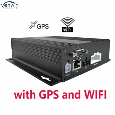 Système de moniteur numérique 4CH MDVR 4G SD 1080P Fonction GPS Wifi pour véhicule de taxi de camion de bus