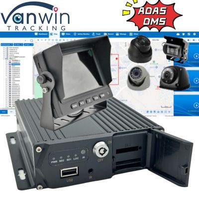 Système de surveillance de véhicule à IA avancée 1080P 4 canaux MDVR Assistant de conduite