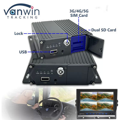 Système de surveillance de véhicule à IA avancée 1080P 4 canaux MDVR Assistant de conduite