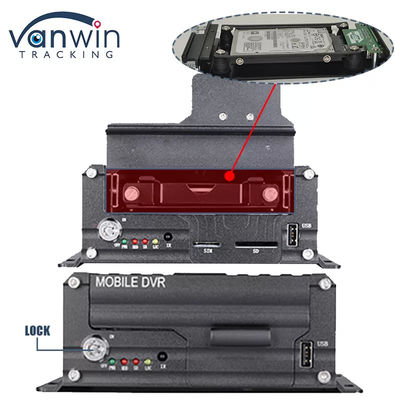 Support professionnel 4CH HDD DVR ADAS DMS fonction BSD 4G GPS Suiveur de véhicule