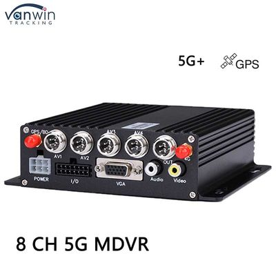 8 chaînes DVR de voiture avec 5G GPS AHD 1080P Caméra Carte SD Enregistreur vidéo pour camion-bus