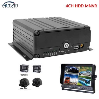 4CH 1080P AHD 3G 4G WIFI et GPS SD HHD NVR mobile pour le bus / camion / taxi