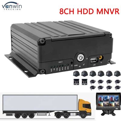 H.264 8 canaux MNVR avec 4G WiFi Traqueur GPS de véhicule optionnel pour le support de véhicule OEM
