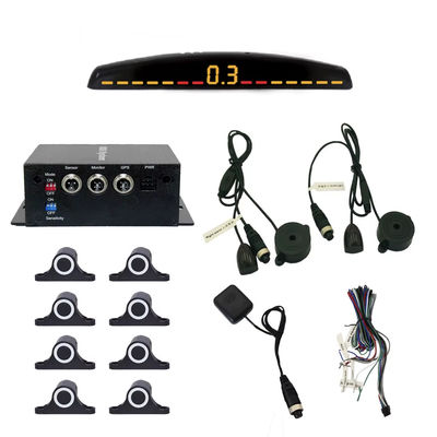 5M Parking Sensor Kit de stationnement de voiture Buzzer 8 capteurs Retour de secours Radar Alerte sonore indicateur système de sonde