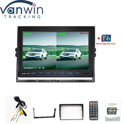 10.1 pouces HD TFT écran LCD Écran imperméable à l'eau du véhicule pour camions/fourgonnette alimentation en courant continu 12V-24V -30C à 80C Mode de nuit
