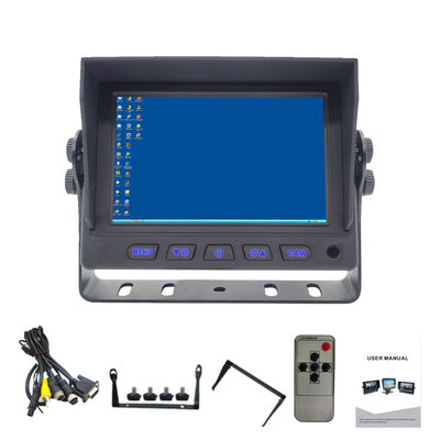 10.1 pouces HD TFT écran LCD Écran imperméable à l'eau du véhicule pour camions/fourgonnette alimentation en courant continu 12V-24V -30C à 80C Mode de nuit