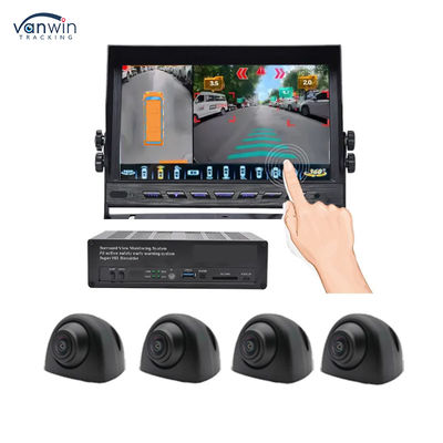 Caméra panoramique à 360 degrés 4 canaux HD Voiture 3D vue d'oiseau Caméra AVM Adaptée à la voiture Caméra de véhicule