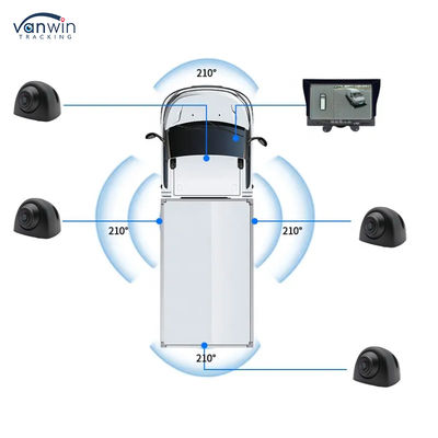 Système de vue d'oiseau 360 autour Système de sécurité pour véhicule Camion Autobus Aide à la marche arrière