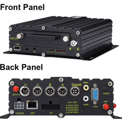8CH 4CH 4G GPS ADAS DMS 2TB HDD SD Mobile DVR Kit AI MDVR Système de suivi GPS Taxi MDVR