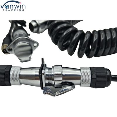 Cable de remorque imperméable à 4 broches 12V Caméra électronique filaire pour camions à double roue bus tracteur caméras de vue arrière