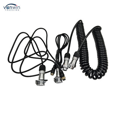 12V câble électronique de caméra pour camion bus tracteur caméras de vue arrière Matériau de contact de cuivre Niveau de protection IP68
