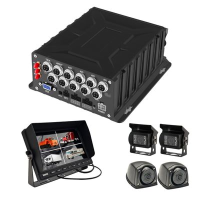 DVR mobile à 8 canaux alimenté par l'IA avec GPS et gestion du comportement du conducteur pour la surveillance des véhicules