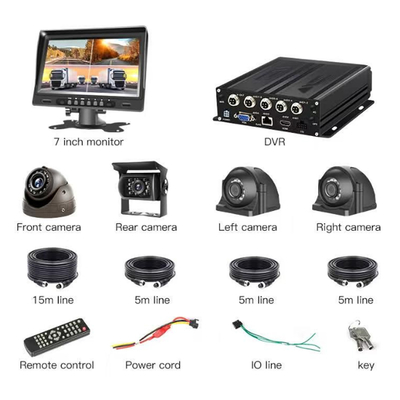 Enregistreur vidéo numérique 1080P 4CH MDVR avec carte SIM 4G WiFi GPS Vidéo Véhicule Camion Système de caméra CCTV DVR