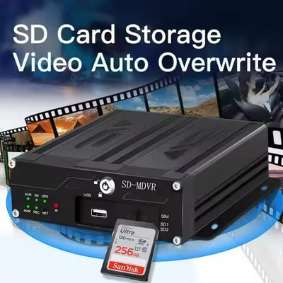 Enregistreur vidéo numérique 1080P 4CH MDVR avec carte SIM 4G WiFi GPS Vidéo Véhicule Camion Système de caméra CCTV DVR