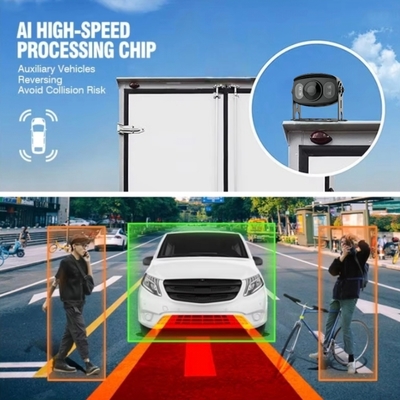 Caméra de surveillance de bus avec algorithme intégré pour éliminer les angles morts