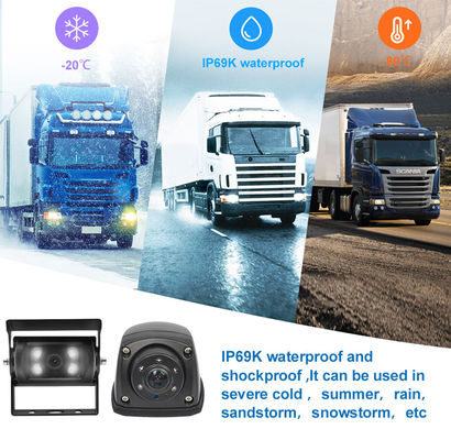 MDVR 4CH 1080P Professionnel pour Camions avec Moniteur 7" Caméra Étanche 4G/GPS & Aide à la Marche Arrière - Solution de Gestion de Flotte Tout-en-Un