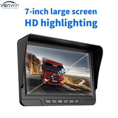 Enregistreur vidéo de voiture avec système BSD 7 pouces Système de recul de vue arrière DVR pour camion Caméra de tableau de bord DVR de stationnement avant et arrière pour camions