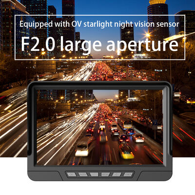 Enregistreur vidéo de voiture avec système BSD 7 pouces Système de recul de vue arrière DVR pour camion Caméra de tableau de bord DVR de stationnement avant et arrière pour camions