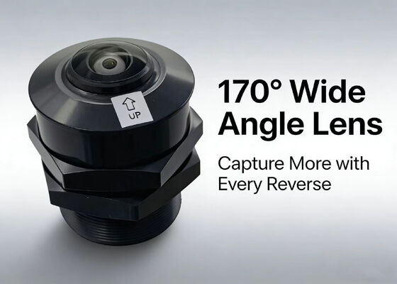 Lentille de mini-caméra de voiture Caméra panoramique 2MP Grand angle 180 degrés