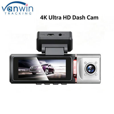 3 canaux AI 4G Dash Camera 4K à l'avant, ADAS et DMS, suivi GPS, moniteur de stationnement 24 heures sur 24, 7 jours sur 7