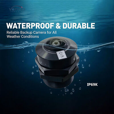 Mini caméra de véhicule caché 1000TVL CVBS 170° grand angle IP69K caméra de vue latérale de voiture imperméable à l'eau