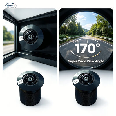 Mini caméra de véhicule caché 1000TVL CVBS 170° grand angle IP69K caméra de vue latérale de voiture imperméable à l'eau